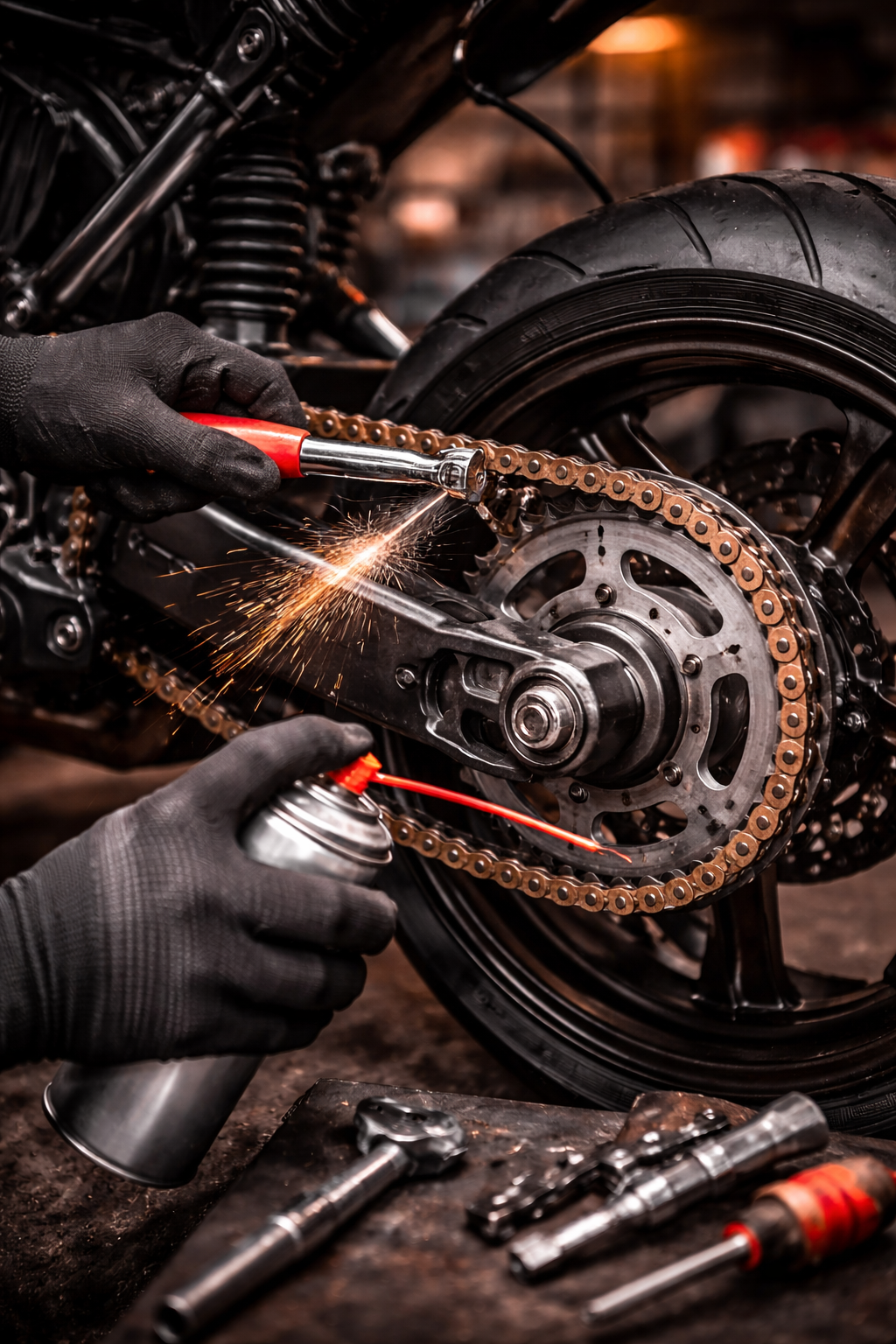Chain and sprocket repair service